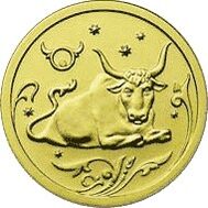  2005. 25 рублей. Телец, фото 1 