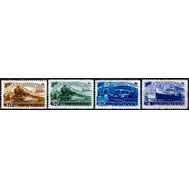  1948. СССР. 1190-1193. За досрочное выполнение первого послевоенного пятилетнего плана. Транспорт. 4 марки, фото 1 