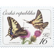  2016. Чехия. 881. Фауна. Бабочки. Махаон. 1 Марка., фото 1 