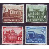  1941. Германия. Рейх. 764-767. Лейпцигская ярмарка. 4 марки, фото 1 