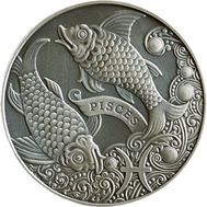  1 рубль 2014 «Зодиакальный гороскоп: Рыбы» Беларусь, фото 1 