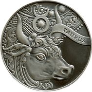  1 рубль 2014 «Зодиакальный гороскоп: Телец» Беларусь, фото 1 