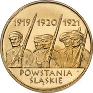  2 злотых 2011 «Силезские восстания» Польша, фото 1 