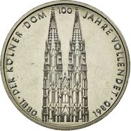  5 марок 1980 «100 лет со дня окончания строительства Кёльнского собора» Германия, фото 1 