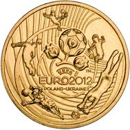  2 злотых 2012 «Чемпионат Европы по футболу УЕФА 2012» Польша, фото 1 