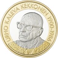  5 евро 2017 «Урхо Калева Кекконен. Восьмой президент» Финляндия, фото 1 