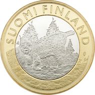  5 евро 2015 «Рысь» Финляндия, фото 1 