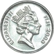  5 центов 2000 «Барабаны» Фиджи, фото 1 