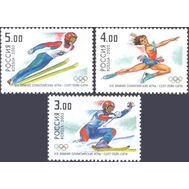  2002. 724-726. XIX Зимние Олимпийские игры. Солт-Лейк-Сити. 3 марки, фото 1 