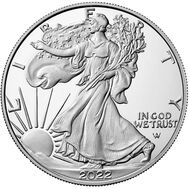  1 доллар 2022 «Шагающая свобода» США UNC, фото 1 