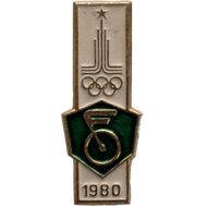  Значок «Велоспорт. Олимпиада-80 в Москве» СССР, фото 1 