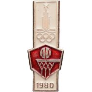  Значок «Баскетбол. Олимпиада-80 в Москве» СССР, фото 1 