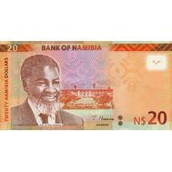  20 долларов 2022 «Президент Сэм Нуйома» Намибия Пресс, фото 1 