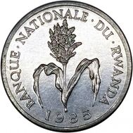  1 франк 1985 Руанда, фото 1 
