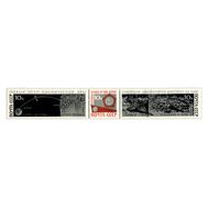  1966. СССР. 3345-3347. Советская АМС «Луна-9». Сцепка, фото 1 