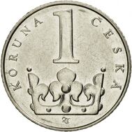  1 крона 1994 Чехия, фото 1 