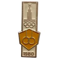  Значок «Гимнастика. Олимпиада-80 в Москве» СССР, фото 1 