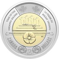  2 доллара 2025 «Неизвестный солдат. 25 лет репатриации» Канада, фото 1 