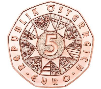  Монета 5 евро 2017 «Пасхальный ягнёнок» Австрия, фото 2 