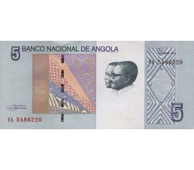  Банкнота 5 кванза 2012 Ангола Пресс, фото 1 