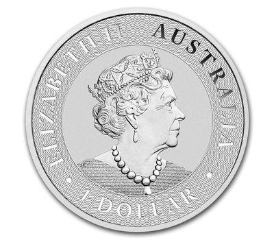  Монета 1 доллар 2019 «Кенгуру» Австралия (серебро 1 унция), фото 2 