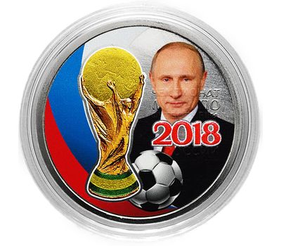  Монета 25 рублей «ФИФА-2018. Путин Владимир Владимирович», фото 1 