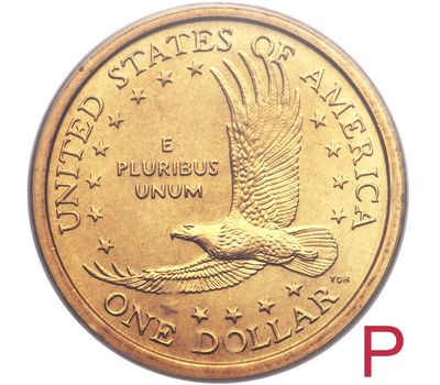  Монета 1 доллар 2008 «Парящий орёл» США P (Сакагавея), фото 1 