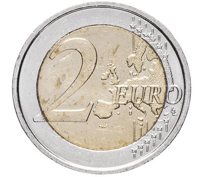  Монета 2 евро 2012 «10 лет наличному обращению евро» Австрия, фото 2 