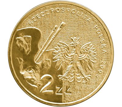  Монета 2 злотых 2005 «Тадеуш Маковский (1882 — 1932)» Польша, фото 2 