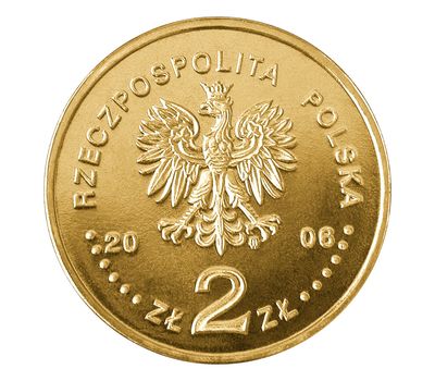  Монета 2 злотых 2006 «Чемпионат мира по футболу: Германия 2006» Польша, фото 2 