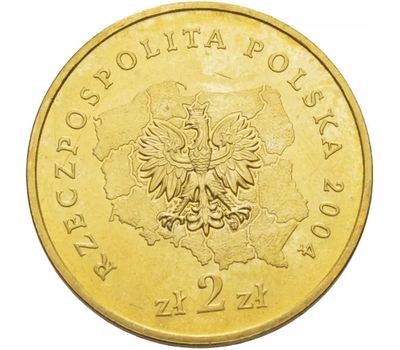  Монета 2 злотых 2004 «Мазовецкое воеводство» Польша, фото 2 