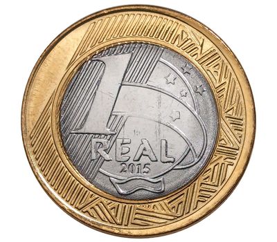  Монета 1 реал 2015 «Олимпиада в Рио-де-Жанейро. Парусный спорт» Бразилия, фото 2 