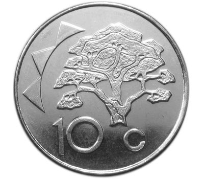  Монета 10 центов 1998 Намибия, фото 1 