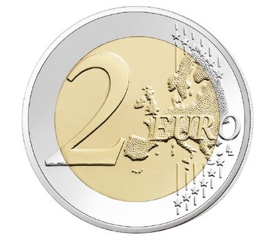  Монета 2 евро 2020 «Медицинские исследования: MERCI» Франция (в коинкарте), фото 3 