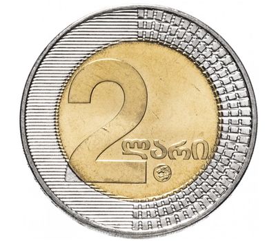  Монета 2 лари 2006 Грузия, фото 1 