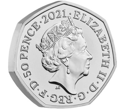  Монета 50 пенсов 2021 «100 лет со дня открытия инсулина» Великобритания (в буклете), фото 3 