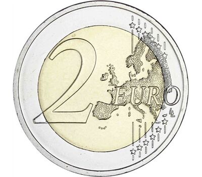  Монета 2 евро 2022 «35-летие программы «Эразмус» Словакия, фото 2 