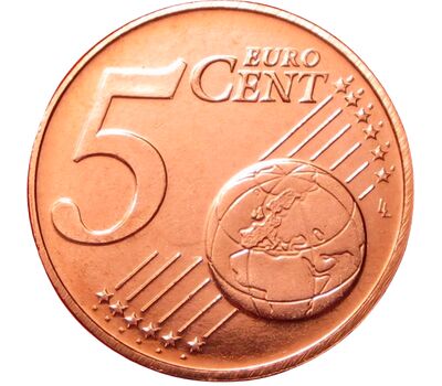 Монета 5 евроцентов 2003 Люксембург, фото 2 