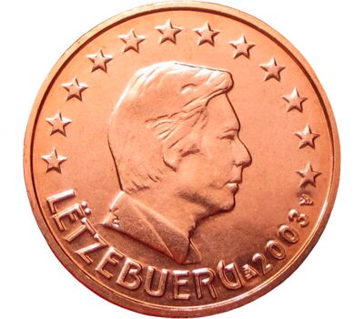  Монета 5 евроцентов 2003 Люксембург, фото 1 