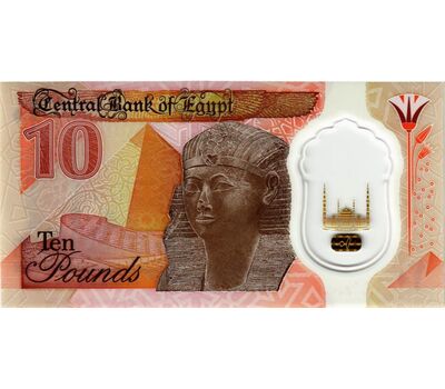  Банкнота 10 фунтов 2022 Египет Пресс, фото 1 