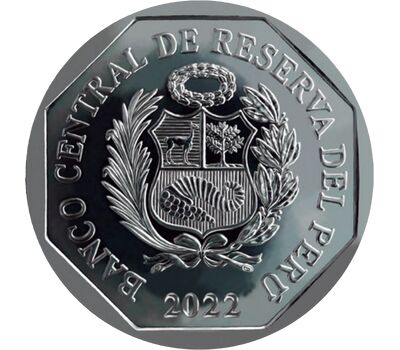  Монета 1 соль 2022 «Хосе Фаустино Санчес Каррион. Борцы за свободу» Перу, фото 2 