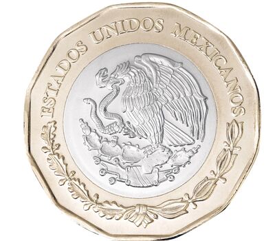  Монета 20 песо 2023 «200 лет героической военной академии» Мексика, фото 1 