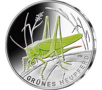  Монета 5 евро 2024 «Кузнечик» Германия, фото 1 