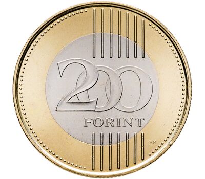  Монета 200 форинтов 2025 «Венгерская академия наук» Венгрия, фото 2 