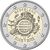  Монета 2 евро 2012 «10 лет наличному обращению евро» Нидерланды, фото 1 