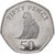  Монета 50 пенсов 2016 «Обезьяна» Гибралтар (Великобритания), фото 1 