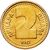  Монета 2 динара 1992 Югославия, фото 1 